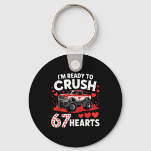 Im Ready To Crush 67 Hearts Truck 7 6 Valentines D Key Ring