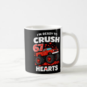 I'm Ready To Crush 67 Hearts Truck Valentines Day  Coffee Mug