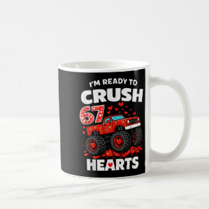I'm Ready To Crush 67 Hearts Truck Valentines Day Coffee Mug