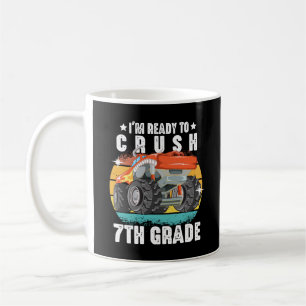 I'm Ready To Crush 7th Grade Funny Monster Truck Coffee Mug