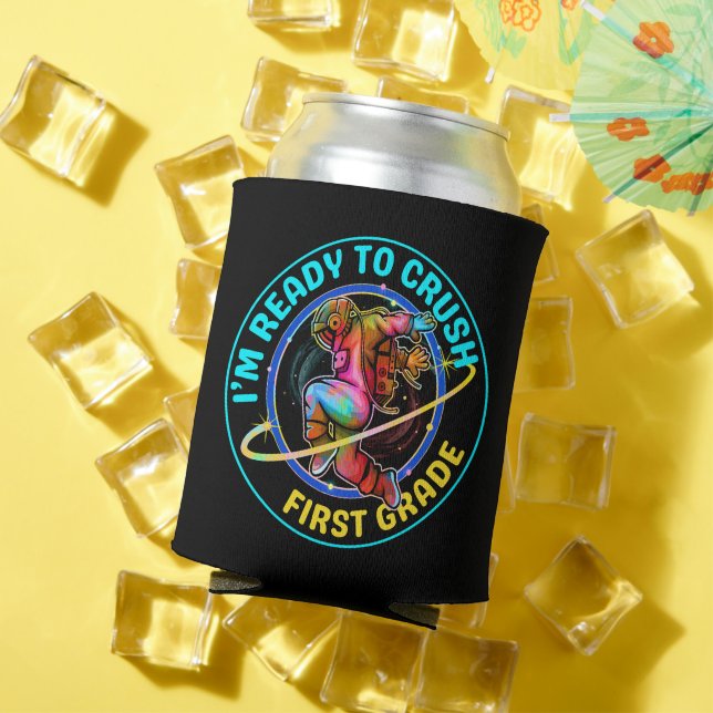 I'm ready to crush first grade can cooler (In Situ Summer)