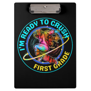 I'm ready to crush first grade clipboard
