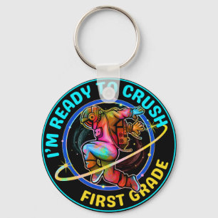 I'm ready to crush first grade key ring