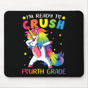I'm ready to crush Fourth Grade Fun Dabbing Unico Mouse Pad