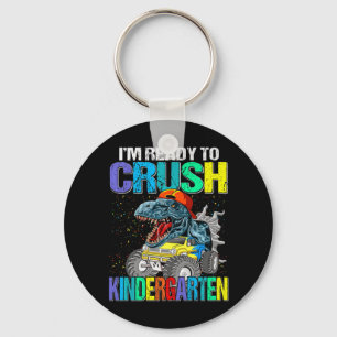 I'm Ready To Crush Kindergarten Boys Back To Schoo Key Ring