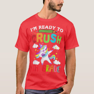 Im Ready to Crush Kindergarten Dabbing Unicorn T-Shirt