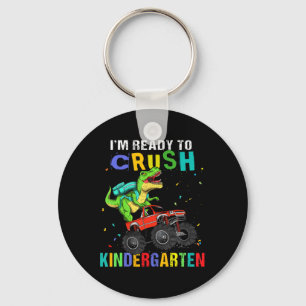 I'm Ready To Crush Kindergarten Dinosaur Ck To Sch Key Ring