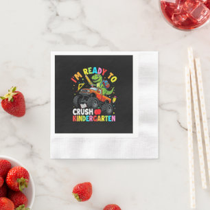 I'm Ready to Crush Kindergarten First Day Napkin