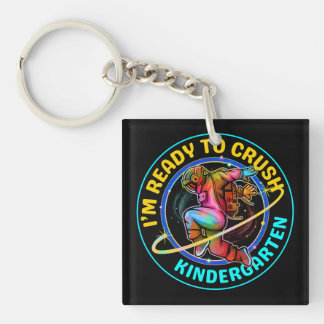 I'm ready to crush kindergarten key ring