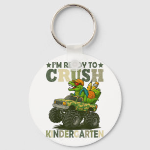 Im Ready To Crush Kindergarten T Rex Dinosaur Mons Key Ring
