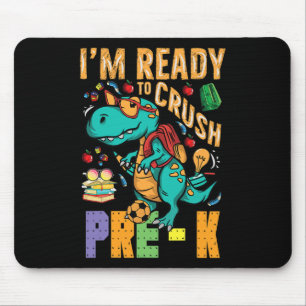 I'm Ready To Crush Pre-k Monster Truck Dino Byck T Mouse Pad