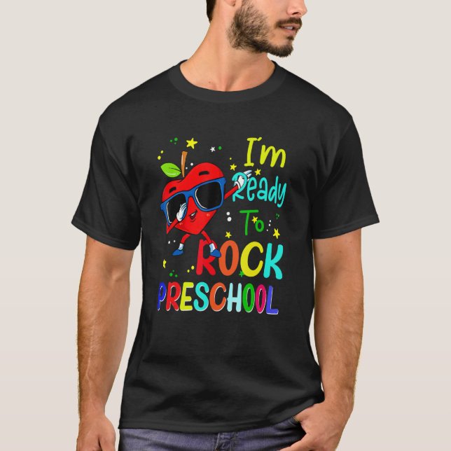 I'm Ready To Crush Preschool Dabbing Heart Back To T-Shirt (Front)