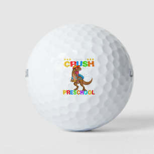 I'm Ready To Crush Preschool T Rex Dinosaur Back t Golf Balls