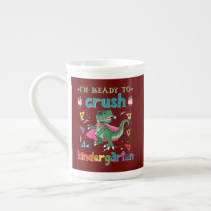 I'm Ready To Crush The Kindergarten Bone China Mug