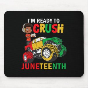 I'm Ready To Crush Truck Juneteenth Kids Gamer Boy Mouse Pad