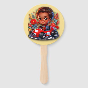 I'm Ready To Race Hand Fan