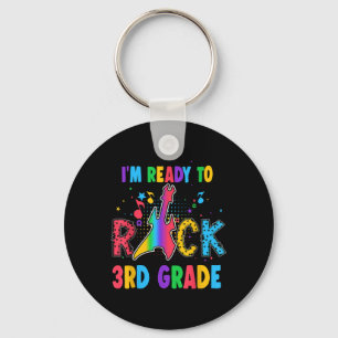 Im Ready To Rock 3rd Grade Guitar Back To School  Key Ring
