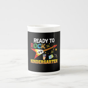 I'm Ready To Rock Kindergarten Back To School Bone China Mug