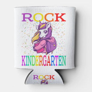 I'm Ready To Rock Kindergarten Back To School Can Cooler