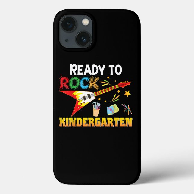 I'm Ready To Rock Kindergarten Back To School Case-Mate iPhone Case (Back)