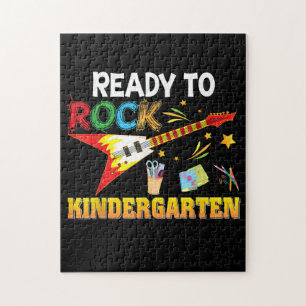 I'm Ready To Rock Kindergarten Back To School Jigsaw Puzzle