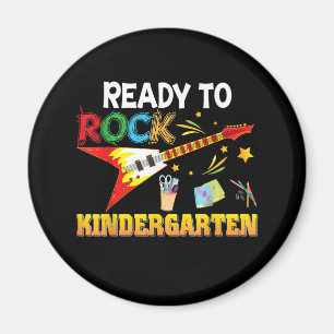 I'm Ready To Rock Kindergarten Back To School Magnet