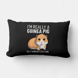 Im Really A Guinea Pig In A Human Costume Lumbar Cushion