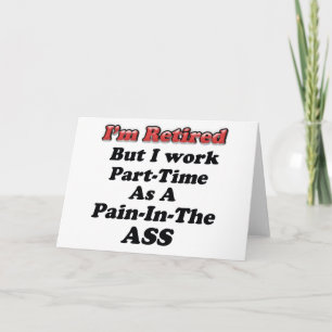 I'm Retired Card