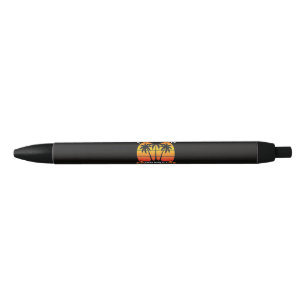 I'm Retired Every Hour Is Happy Hour Vintage Black Ink Pen