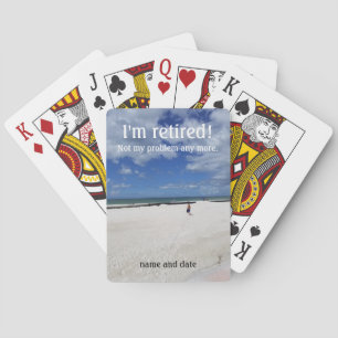 I'm Retired Playing Cards