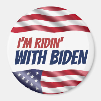 I'm Ridin with Biden Democrats Election 2024  Magnet