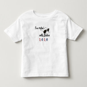 I'm Ridin' With Biden in 2020 Toddler T-Shirt