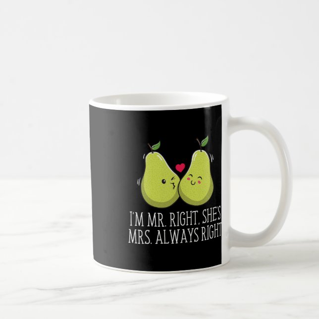 Im Right Shes Always Right Wedding Funny  Coffee Mug (Right)