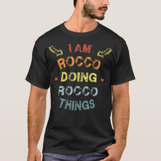 I'M Rocco Doing Rocco Things Cool Funny Christmas  T-Shirt