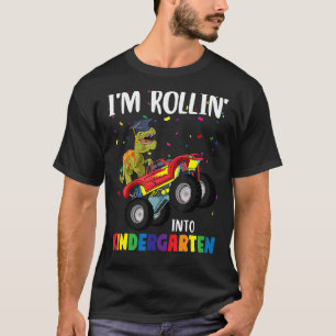 I'm Rollin' Into Kindergarten Graduated T-Shirt