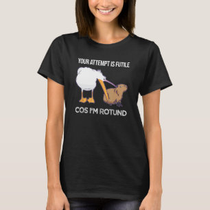 I'm Rotund Baby Capybara Pelican Funny Cute Chill  T-Shirt