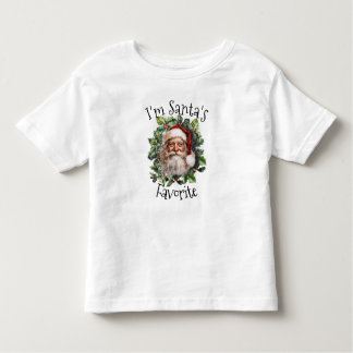 "I'm Santa's Favourite"  Toddler T-Shirt