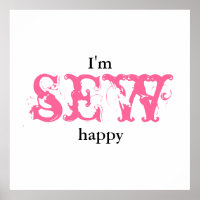 I'm sew happy - Poster