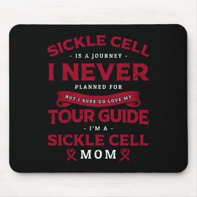 I'm Sickle Cell Mum - Sickle Cell Disease Awarenes Mouse Pad (Front)