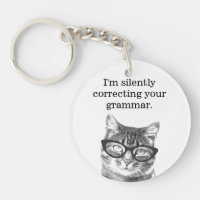 I'm silently correcting your grammar cat teacher