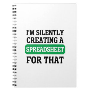 I'm Silently creating a Spreadsheet for that  Note Notebook