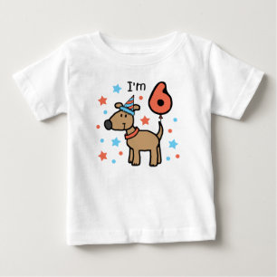 I'm Six Doggie Baby T-Shirt