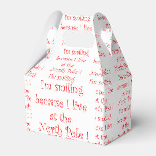 I'm smiling because-favour box