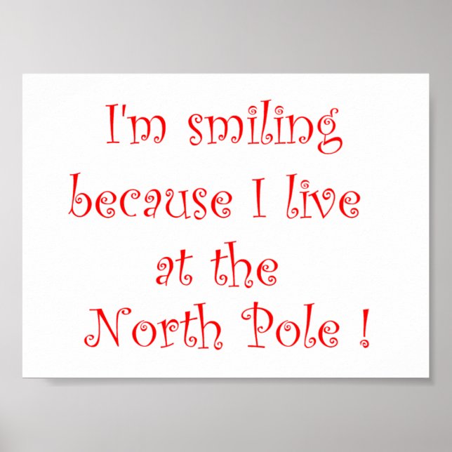 I'm smiling because -poster poster (Front)