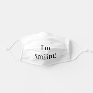 I'm smilu cloth face mask