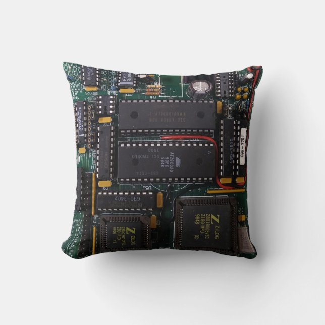 I'm So Board Throw Pillow (Front)