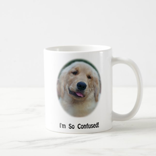 "I'm So Confused" Funny T-Shirts & Gifts Coffee Mug (Right)