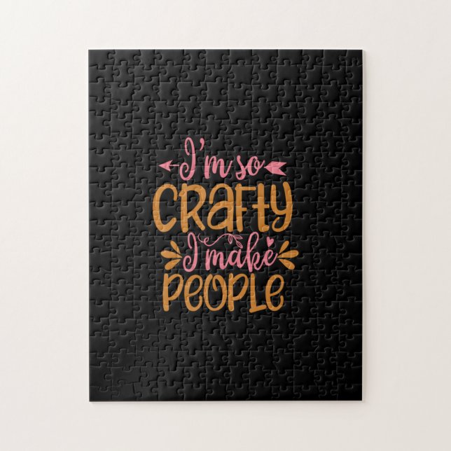 i'm so crafty i make people jigsaw puzzle (Vertical)