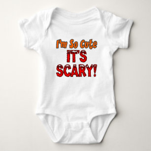 I'm So Cute, It's Scary Baby Halloween Baby Bodysuit