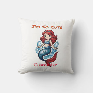 I'm So Cute Mermaid Thunder_Cove Cushion